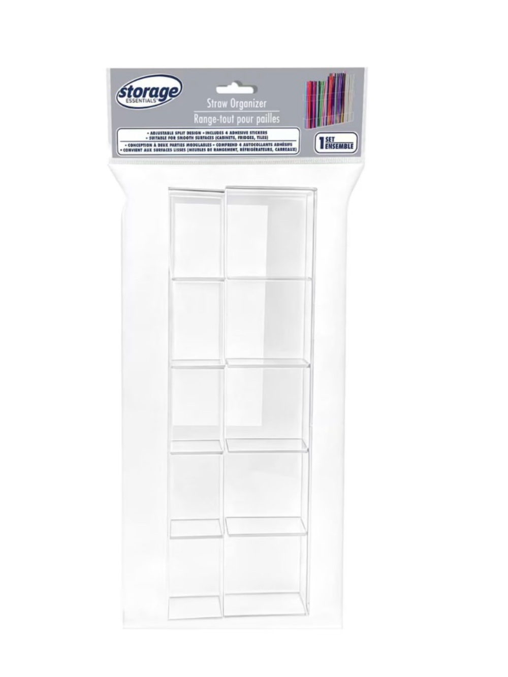 NWT Storage Essentials Straw Organizer